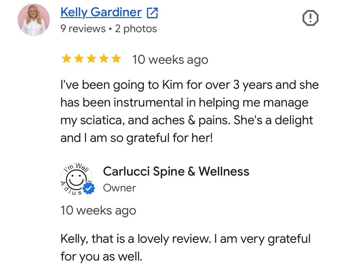 Patient review screenshot 2 of 9