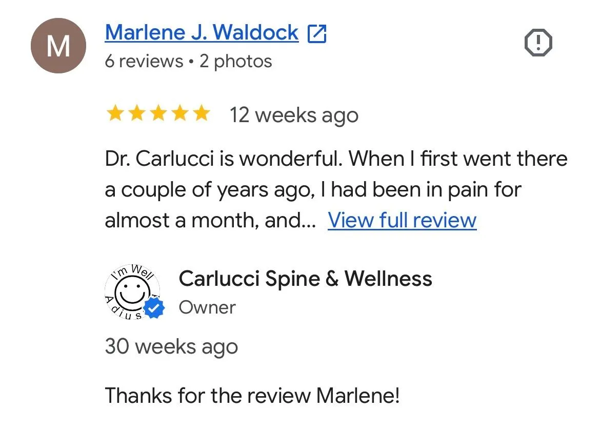Patient review screenshot 9 of 9