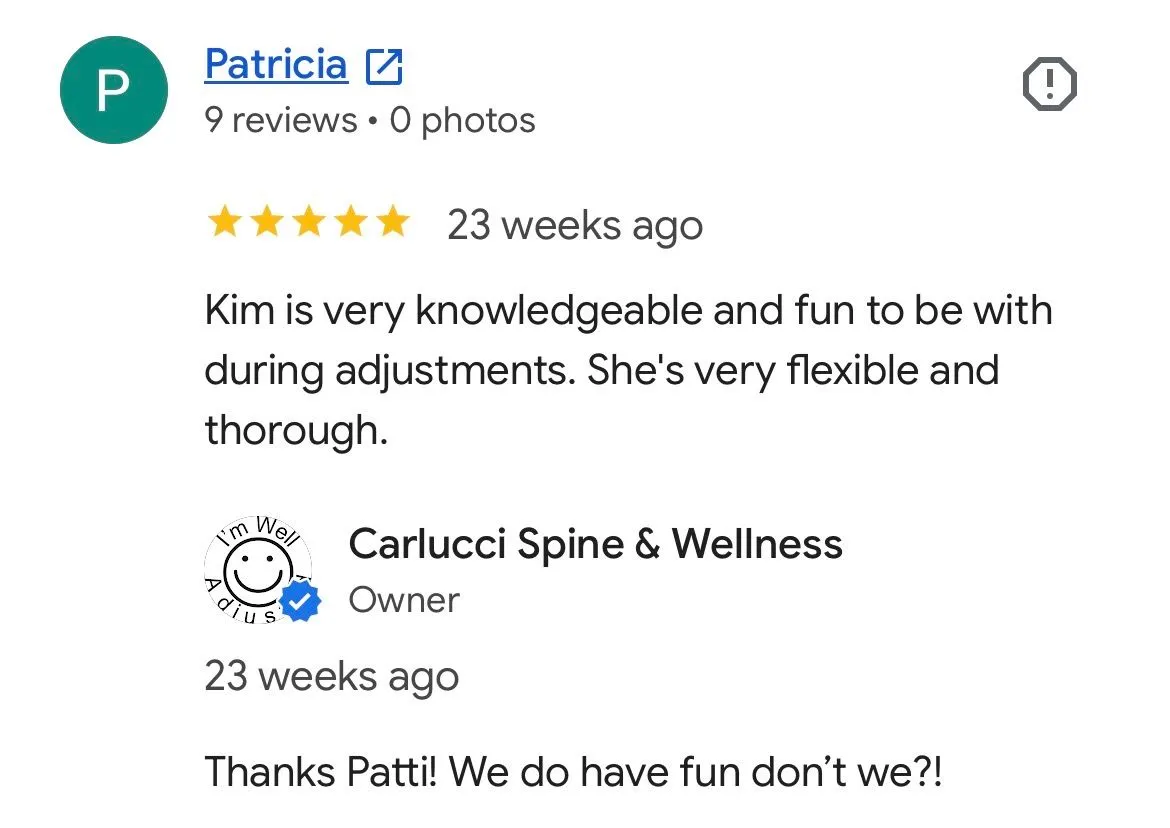 Patient review screenshot 7 of 9